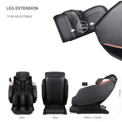 Airvana Zenith Full Body Zero Gravity Shiatsu Massage Chair With Heat And Voice Control (SAK93154)