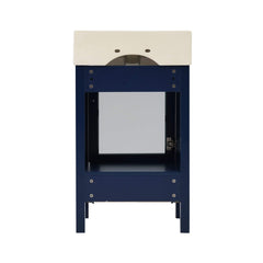 Alora 20-Inch Modern Bathroom Vanity With Ceramic Sink And Storage Cabinet (SAK39851)