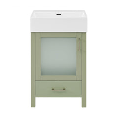 Alora 20-Inch Modern Bathroom Vanity With Ceramic Sink And Storage Cabinet (SAK39851)