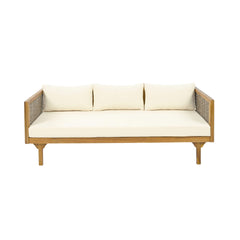 Alora 3-Seater Acacia Wood Daybed Sofa With Water-Resistant Cushions (SAK65773)