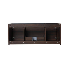 Alora Floating Walnut Bathroom Vanity With Resin Sink Soft Close Doors (SAK62941)
