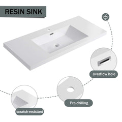 Alora 48-Inch Modern Light Coffee Freestanding Vanity With Resin Sink (SAK71630)