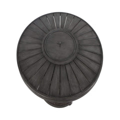 Alora 52-Inch Propane Fire Pit Wicker Table With Aluminum Top (SAK28510)