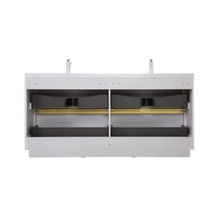 Alora 72-Inch White Freestanding Bathroom Vanity With Sink And Stone Resin Countertop (SAK31520)