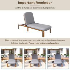 Alora Adjustable Outdoor Chaise Lounge With Reclining Backrest (SAK04689)