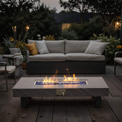 Alora 54-Inch Modern Outdoor Propane Fire Pit Table With Waterproof Cover (SAK42628)