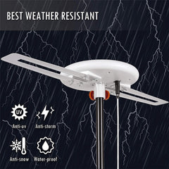 Amplified Outdoor Long Range Omni Directional Digital HDTV Antenna, 150 Miles (SAK91588)