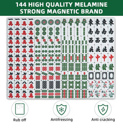 Automatic Foldable Chinese Mahjong Table Set With Two 144 Tile Sets (SAK31957)