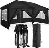 10'x20' Folding Canopy with 6 Removable Sidewalls Outdoor Shelter