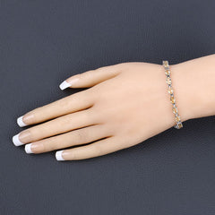 9.03 Carat Genuine Citrine .925 Sterling Silver Bracelet