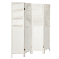 5.6 Ft Tall 4 Panel Folding Privacy Room Divider
