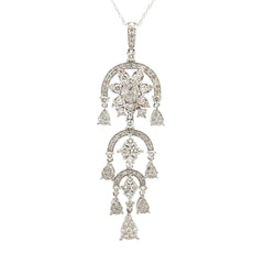 1.50ct Diamond Fashion Pendants 14KT White Gold