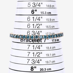 12.95 Carat Genuine Blue Diamond 14K Yellow Gold Bracelet