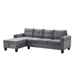 Modern Sectional Sofa Set with L Shape Chaise Lounge