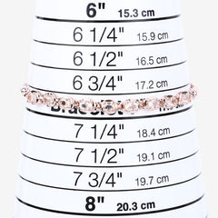 1.35 Carat Genuine Morganite .925 Sterling Silver Bracelet