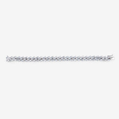 14.11 Carat Genuine Aquamarine .925 Sterling Silver Bracelet