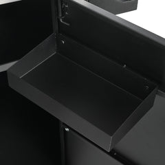 K&K 55.5' Outdoor Kitchen Island with 304 Stainless Steel Sink