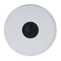 Solar Side Table with Built-in Solar Battery (White)