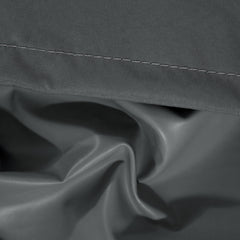 Outdoor Shield Patio Club Chair Cover in Dark Gray Fabric - 36 Inches