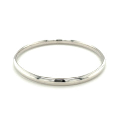 Classic Bangle in 14k White Gold (5.0mm)