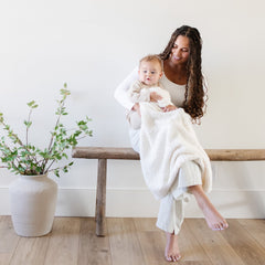 Bamboni® Receiving Blanket 30" x 40" Bamboo Rayon Blend