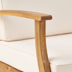 The Aurland™ Slatted Acacia Club Chair (Set of 2)