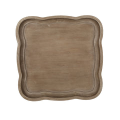 Accent Table with Hourglass Base and French Country Design