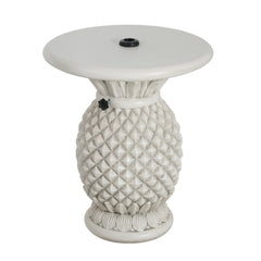Lillian Outdoor Pineapple-Shaped Magnesium Oxide Umbrella Base