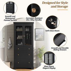 Modern Freestanding Tall Bathroom Cabinet