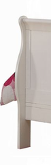 Louis Philippe III White Finish Full Bed