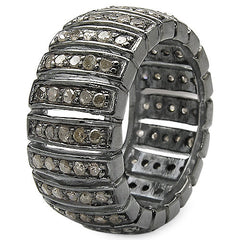 1.25 Carat Genuine TLB Diamond .925 Sterling Silver Ring