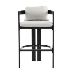 Pula Outdoor Patio Aluminum Counter Stool Set of 2
