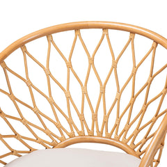GigaTech Honey Rattan Accent Chair