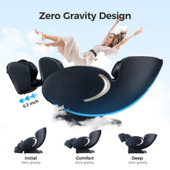 Bosscare Full Body 3D Zero Gravity Shiatsu Recliner Massage Chair With App (SAK32840)