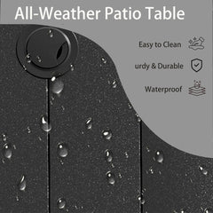 7 Pieces Outdoor Patio Dining Set