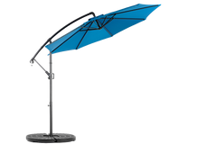 10ft Offset Hanging Market Patio Umbrella with Easy Tilt Adjustment