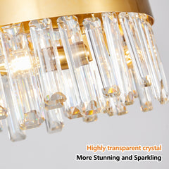 23.6 Inches Luxury Crystal Chandelier