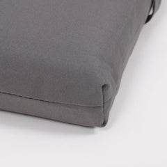 2-Piece Outdoor Chaise Lounge Cushion Set, Grey