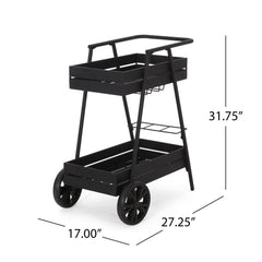 Modern Industrial Bar Cart