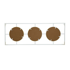 3 Mirror Piece Wall Mirror in Rectangular Frame