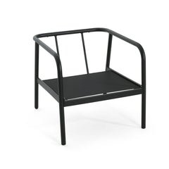 Leora Modern Minimalist Round Tube Sofa Chair with Cushions