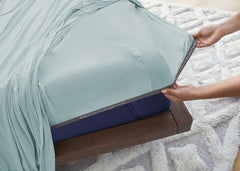 BedGear Vertex Sheet Set, Misty Blue, Split King / Split Cal King