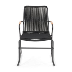 Moonstone Outdoor Club Chair Set with Rope Weave Design