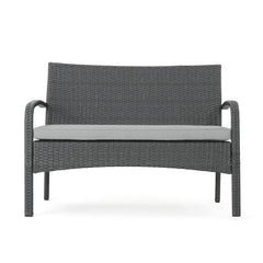 Cordoba KD Wicker 4 Piece Chat Set