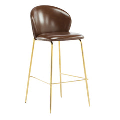 Kira Indoor Upholstered Bar Stool Set of 2