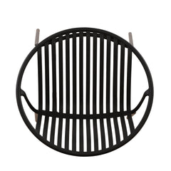 Modern Simple Art Style Patio Dining Chairs with Breathable Design (Set of 2)