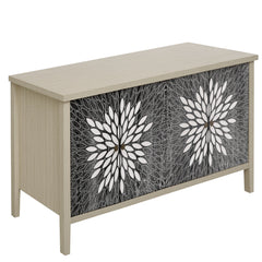 Sideboard Buffet Cabinet with 4 Doors and Adjustable Shelves