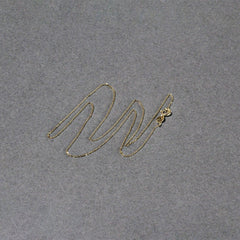 14k Yellow Gold Diamond Cut Cable Link Chain 0.7mm