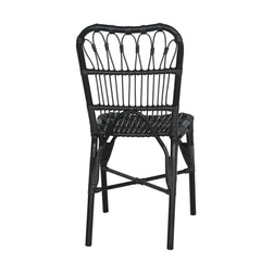 7 PCS Outdoor Dining Set for 6 with Acacia Wood Top & Rattan Chairs