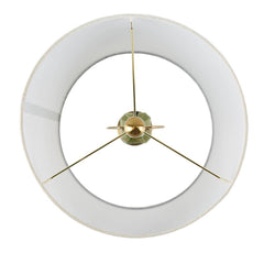 Faceted Green Glass Table Lamp